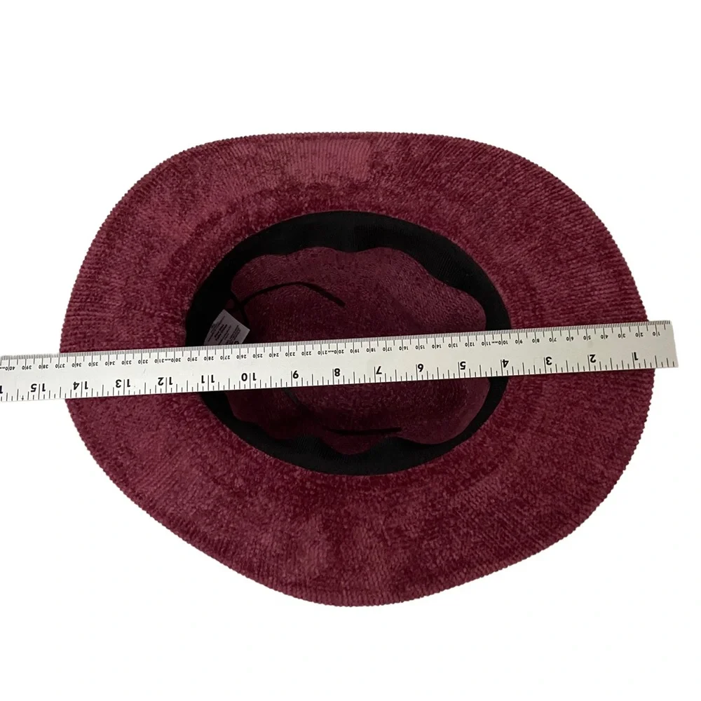Mini Corduroy Wide Brim Pink Mauve Ladies Fall Corduroy Hat
